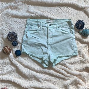 Mint High Rise Denim Short